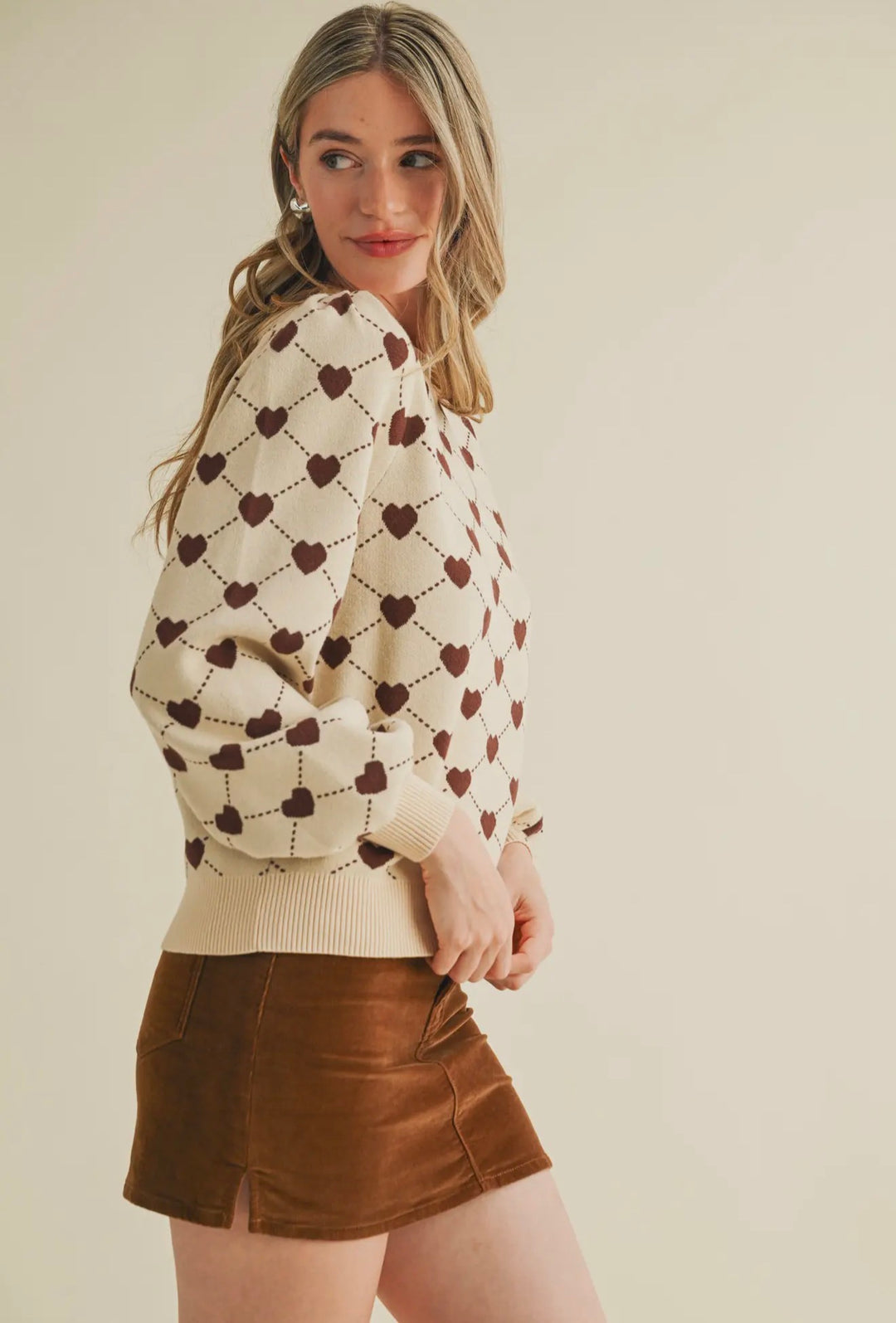 The Sweetheart Argyle Sweater