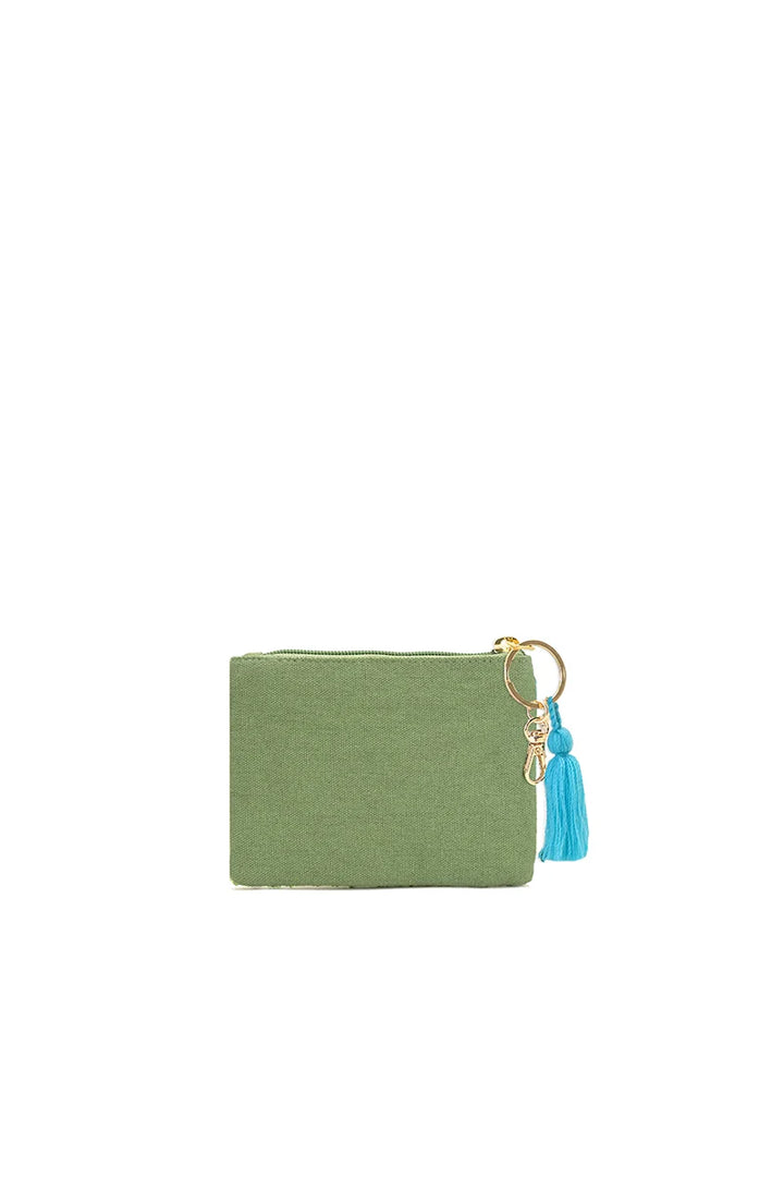 Tee Time Beaded Coin Pouch