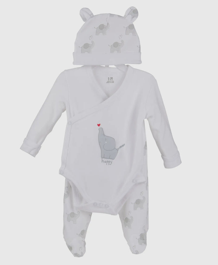 Sweet Dreams Elephant Layette Set