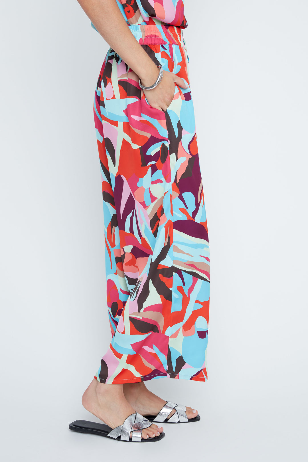 Sunset Splash Wide Leg Pants
