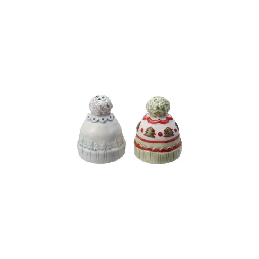 Snowy Knit Cap Salt & Pepper Shaker Set (Set of 2)