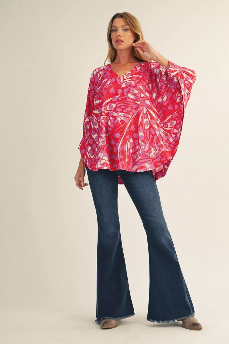 Radiant Swirl Dolman Top