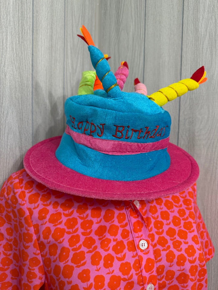 Velvet Birthday Cake Hat