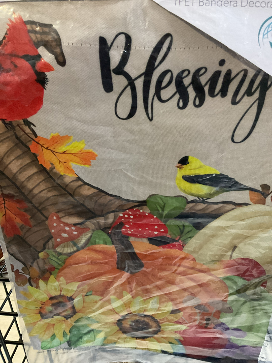 Grateful Cornucopia Garden Flag