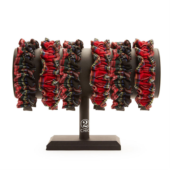 Tartan Ruffle Headband