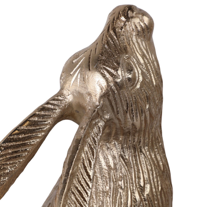 Gilded Hare Bookends (Set of 2)