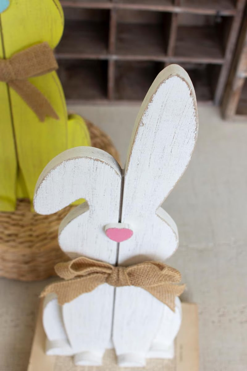 Wooden Easter Bunnies