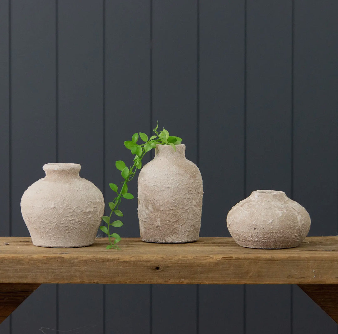 Textured Ceramic Bud Vase