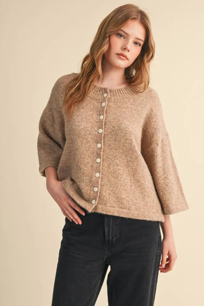 The Ellison Button Cardigan