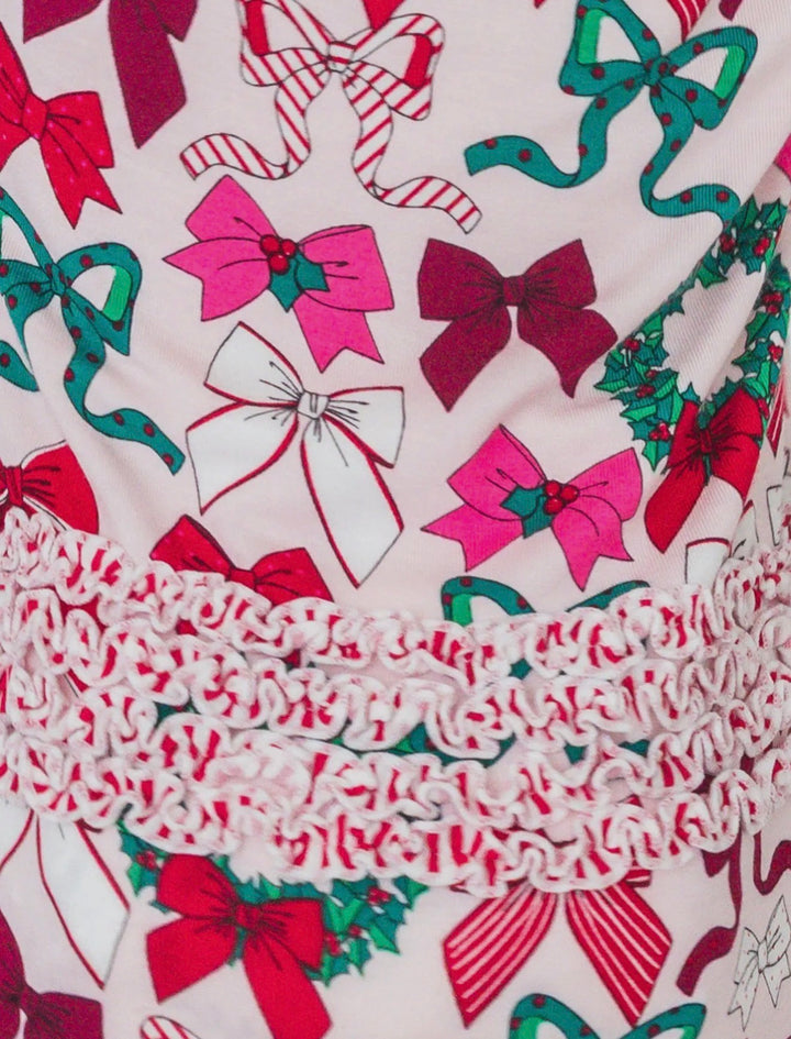 Bows & Wreaths Convertible Onesie