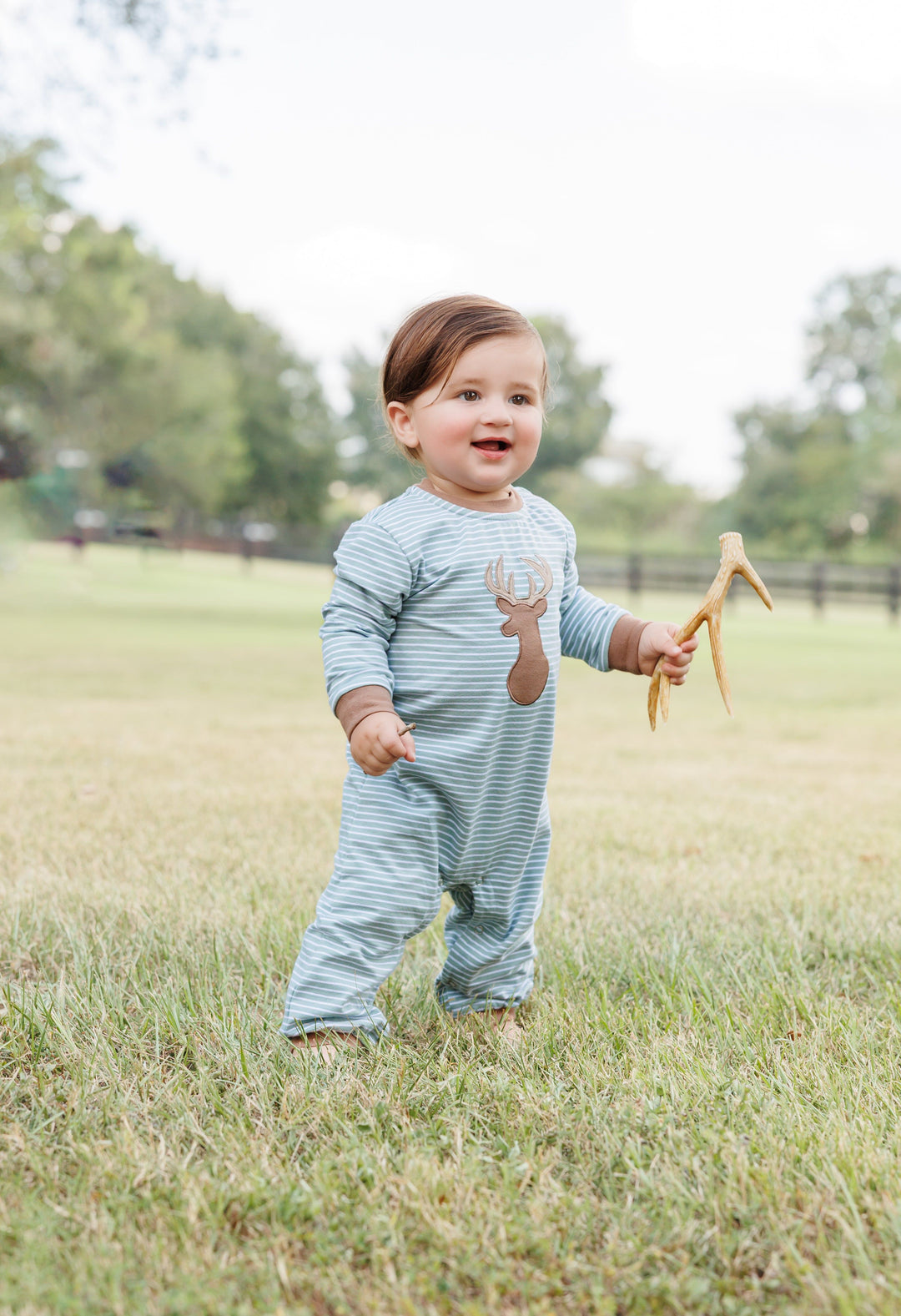 Woodland Buck Romper