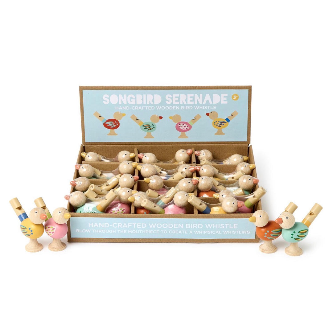 Songbird Serenade Wooden Bird Whistles