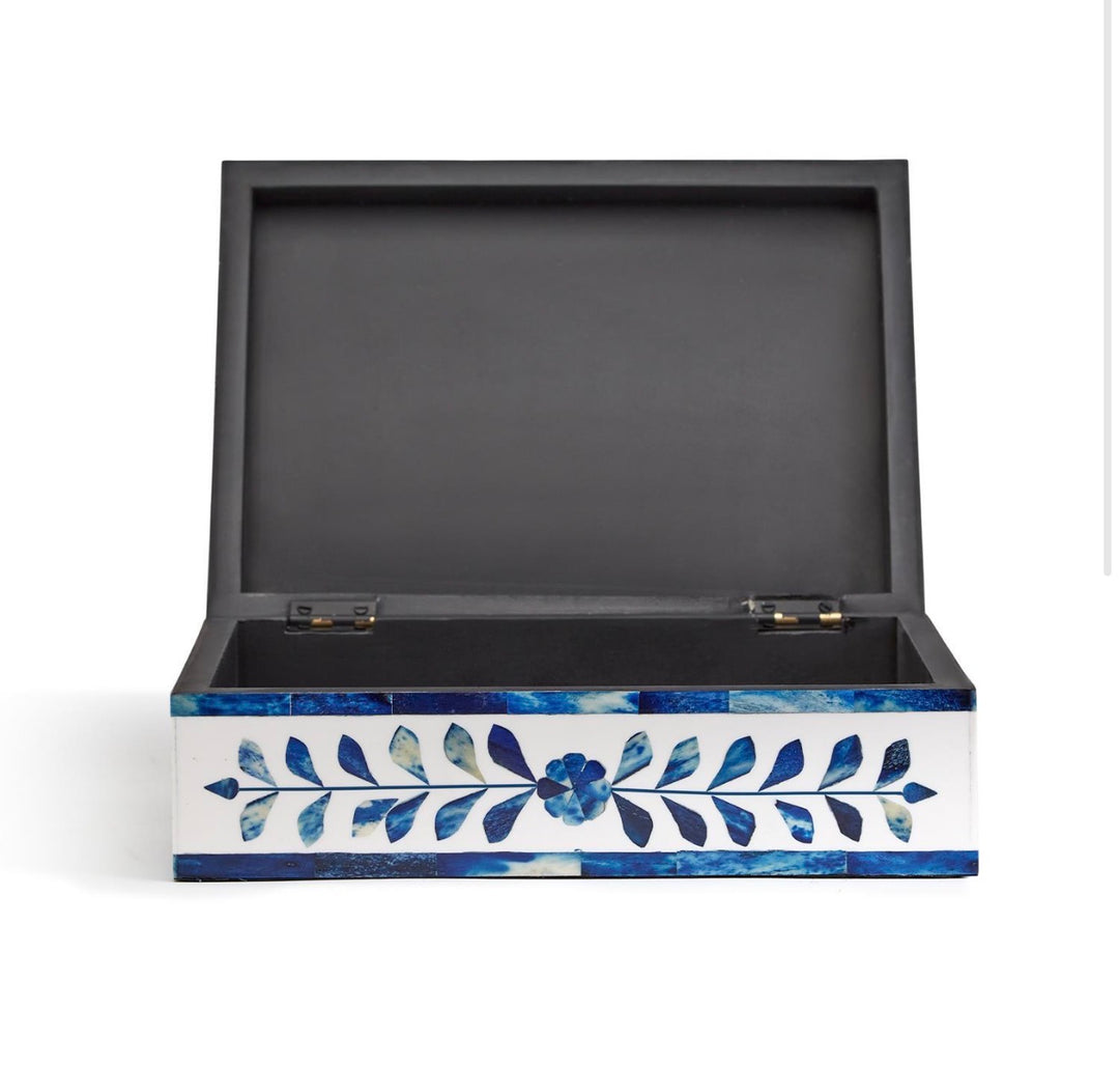 Azure Heirloom Inlay Keepsake Boxes