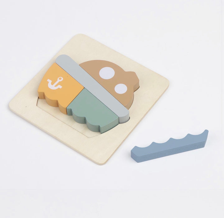Wooden Vehicle Chunky Puzzle