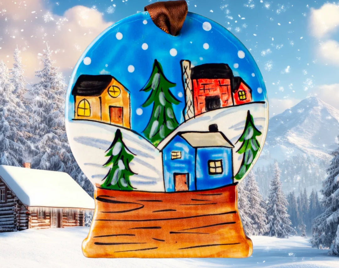 Hand Painted Disc Ornament Collection
