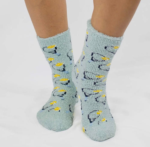 Tennis Fuzzy Socks