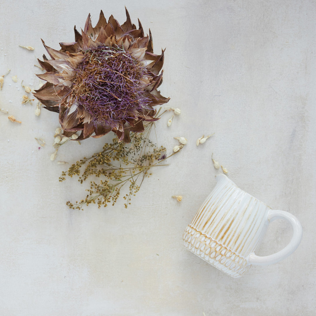 Harvest Acorn Stoneware Creamer