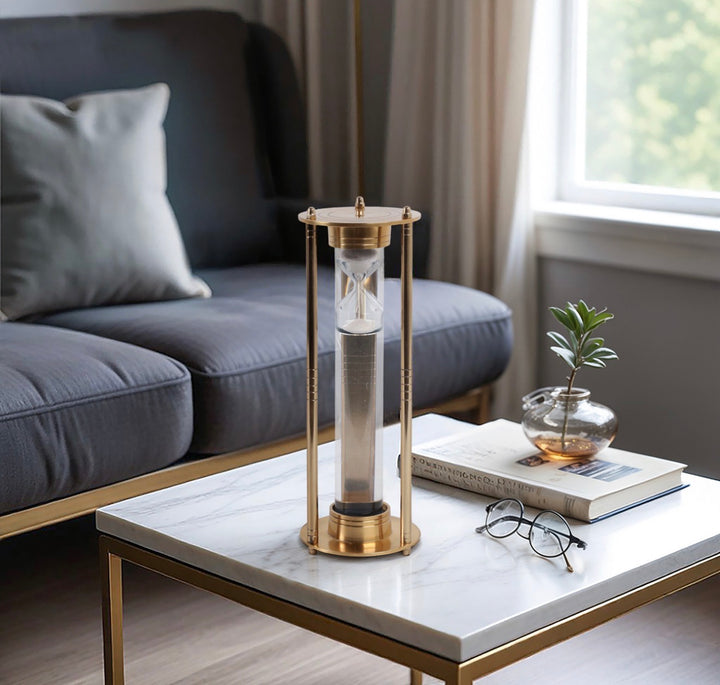 Aurelius Brass Hourglass