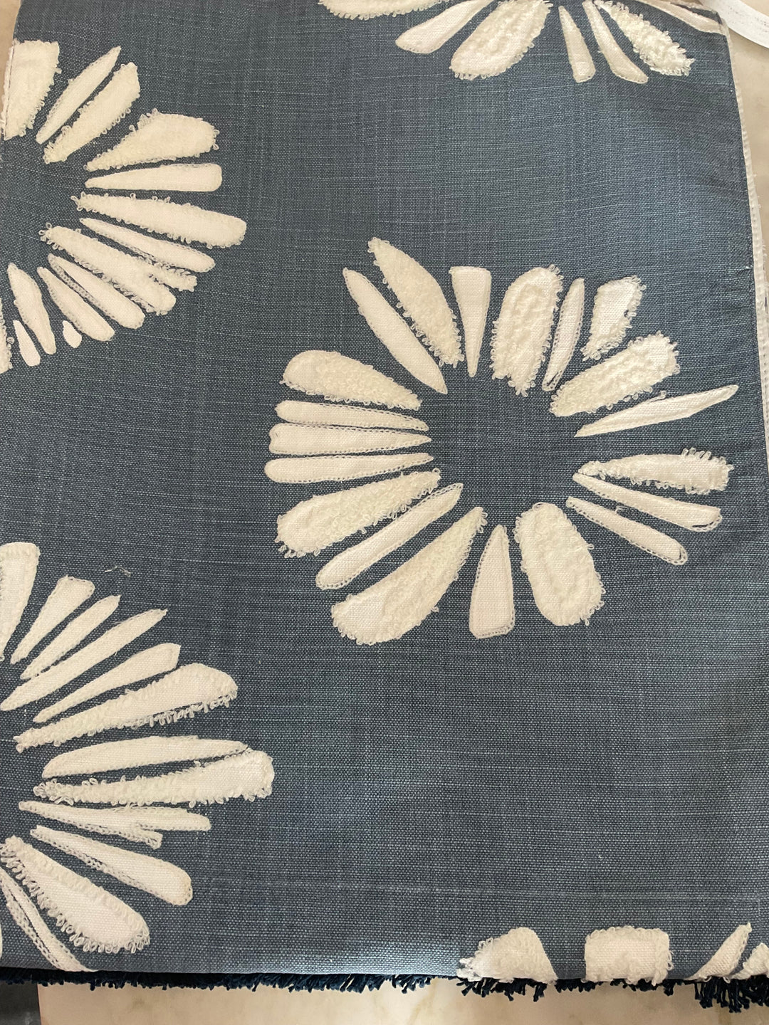 Textured Floral Table Runner