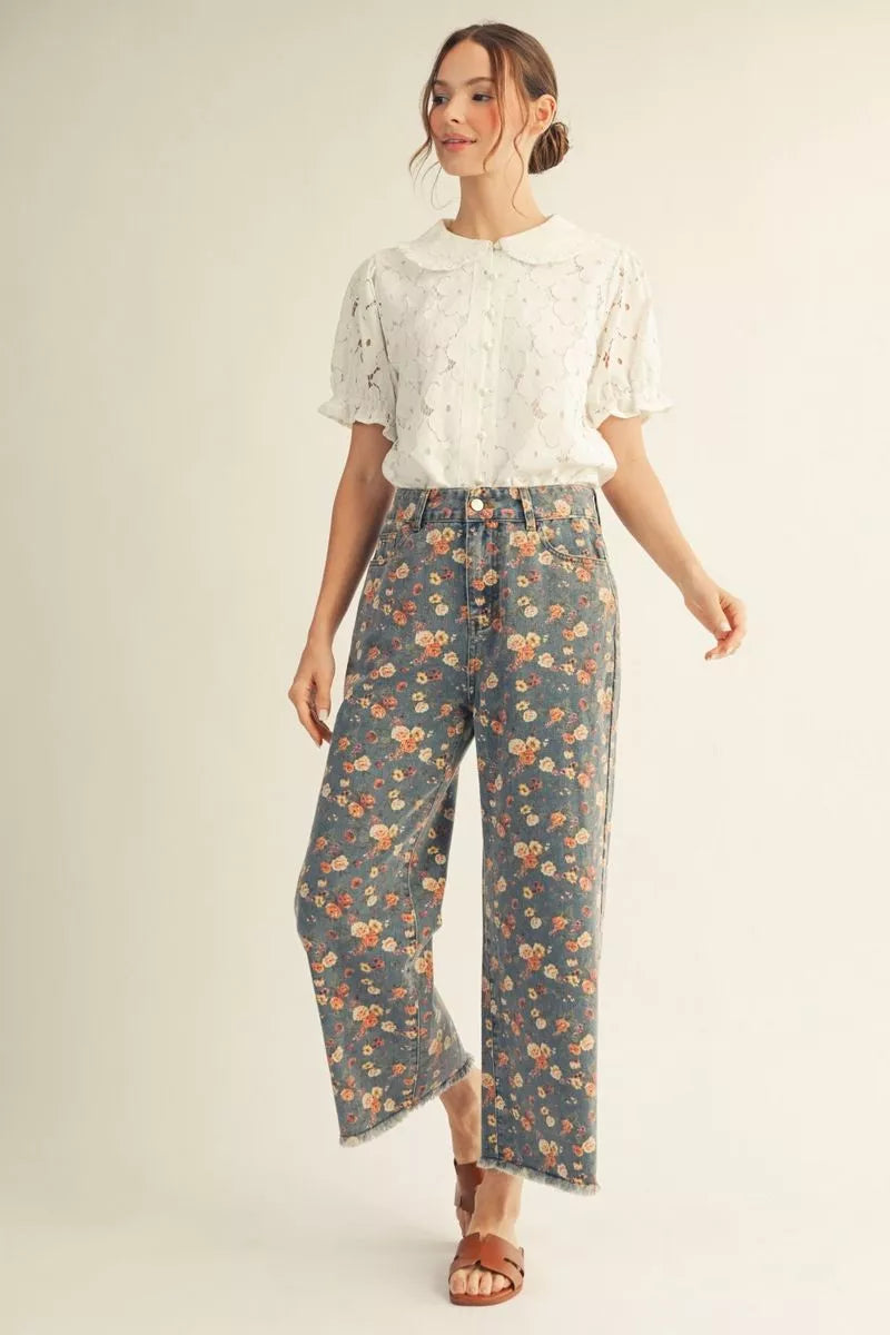 Wildflower Meadow Denim Pants