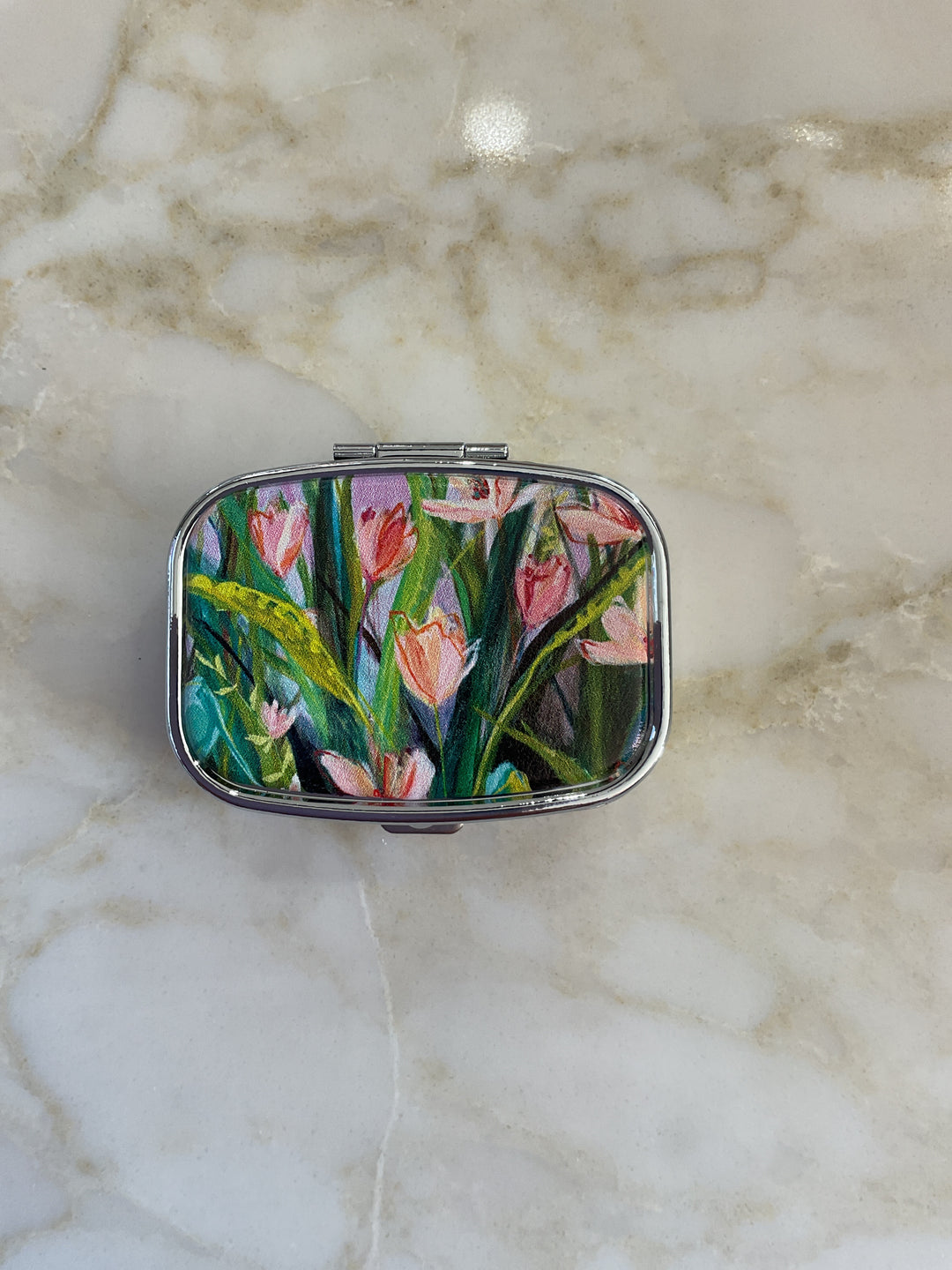 Elisabeth Hays Floral Pill Box