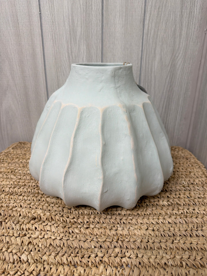 Ecomix Sculpted Neutral Vase