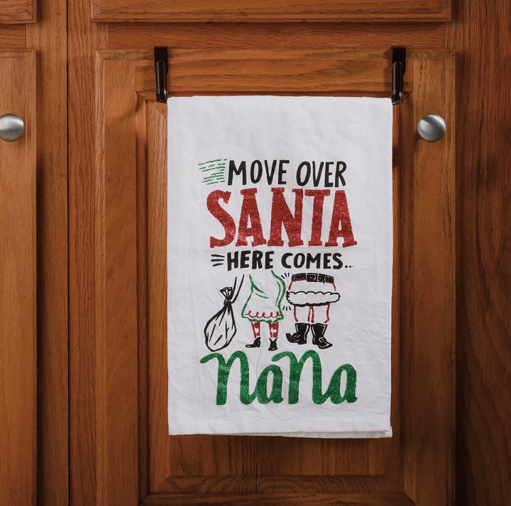 “Move Over Santa” Holiday Tea Towels