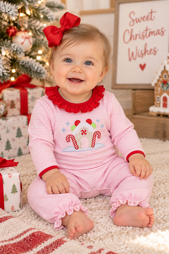 Gingerbread Lane Baby Romper