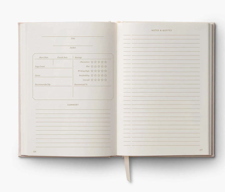 Classic Library Book Journal