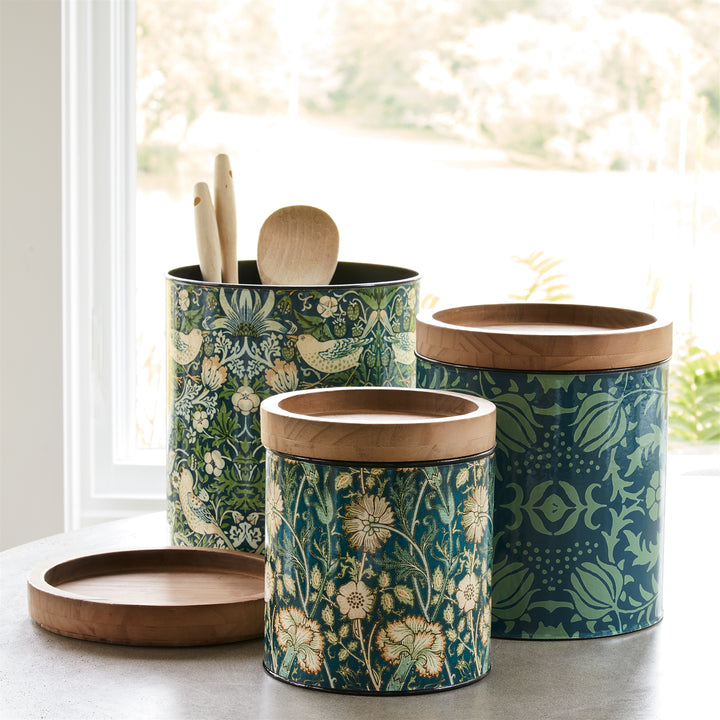 Iron and Wood Canister