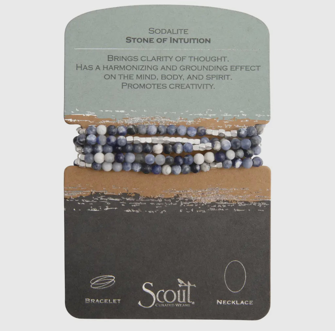 Stone Wrap Bracelet/Necklace