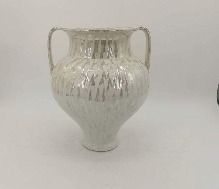 Luma Drift Handled Ceramic Vase