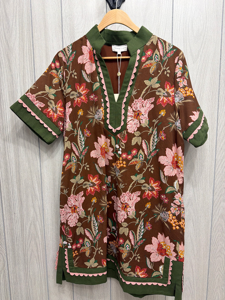 Harvest Blooms Tunic Dress