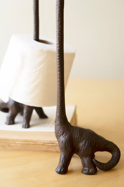 The Long Neck Dino Paper Towel Holder