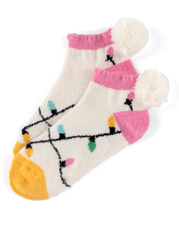 Holiday Lights Cozy Socks