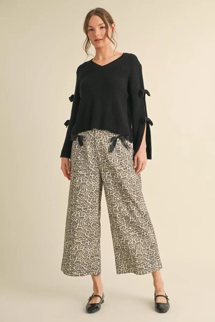 Wild Grace Bow Pocket Pants