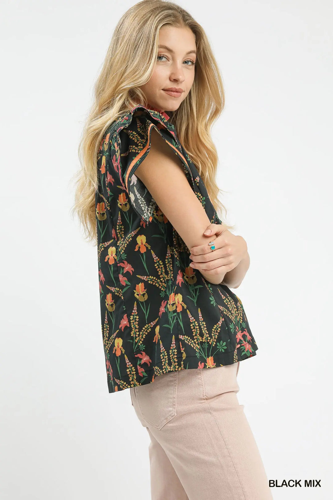 Midnight Wildflower Blouse