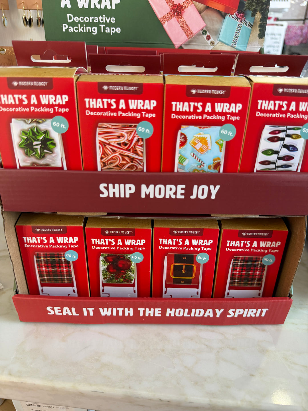 That’s a Wrap Holiday Packing Tape
