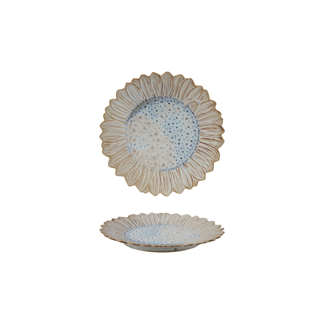 Petal Bloom Reactive Glaze Plate