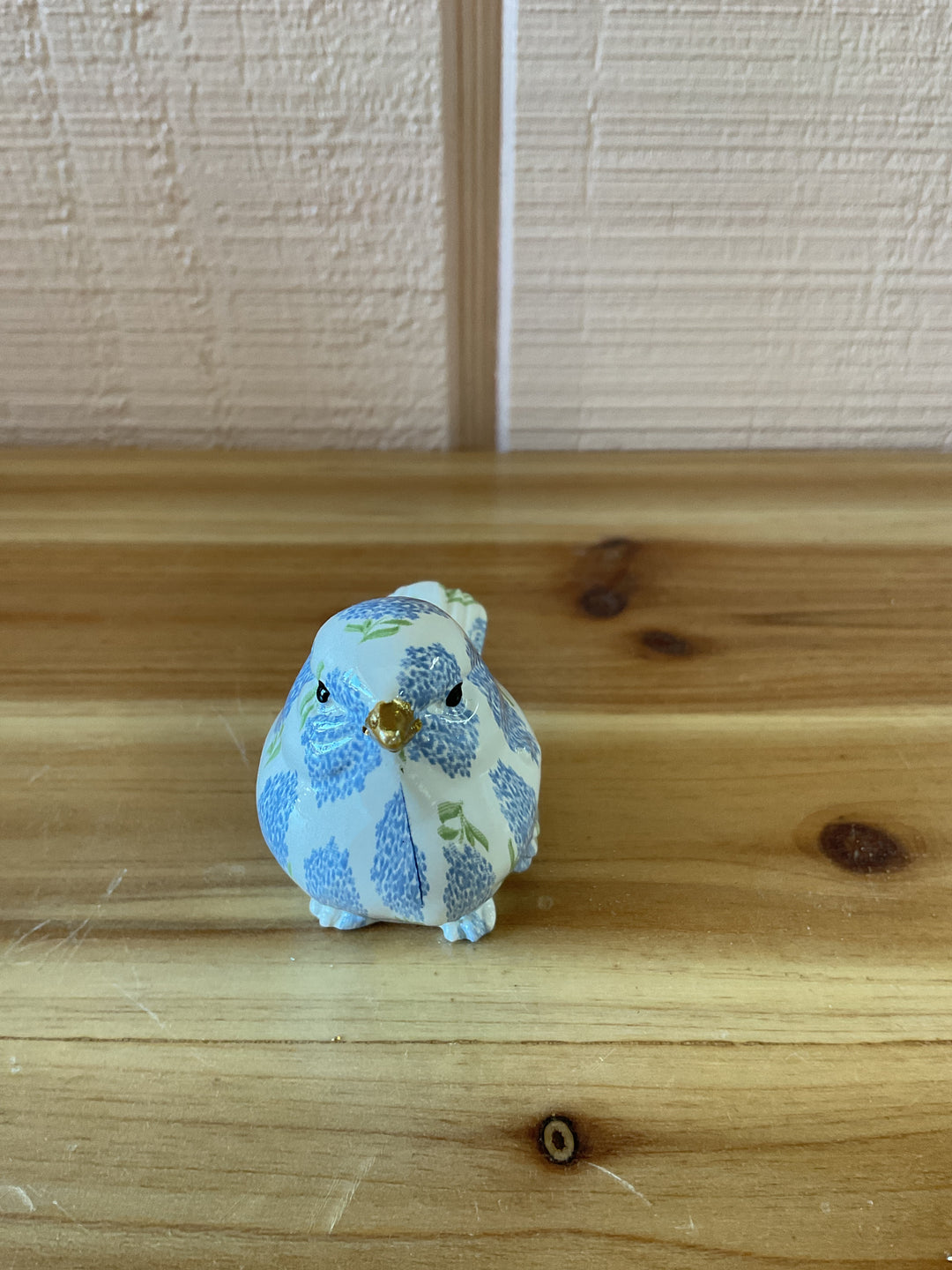 Blue Hydrangea Bird