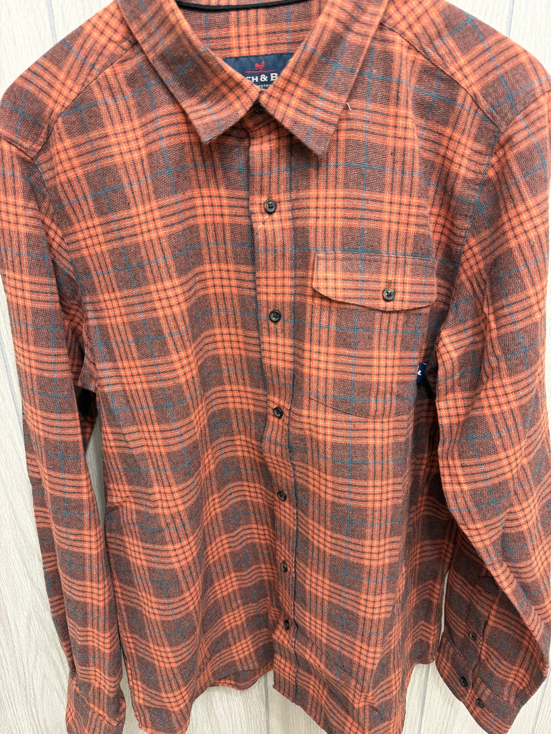 Watauga Plaid Shirt - Apricot Plaid