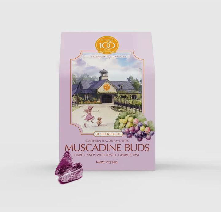 Butterfields Muscadine Buds Hard Candy