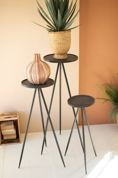 Modern Iron Pedestal Display Stands