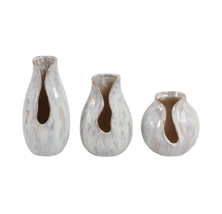 Ebb & Flow Sculptural Ceramic Vase
