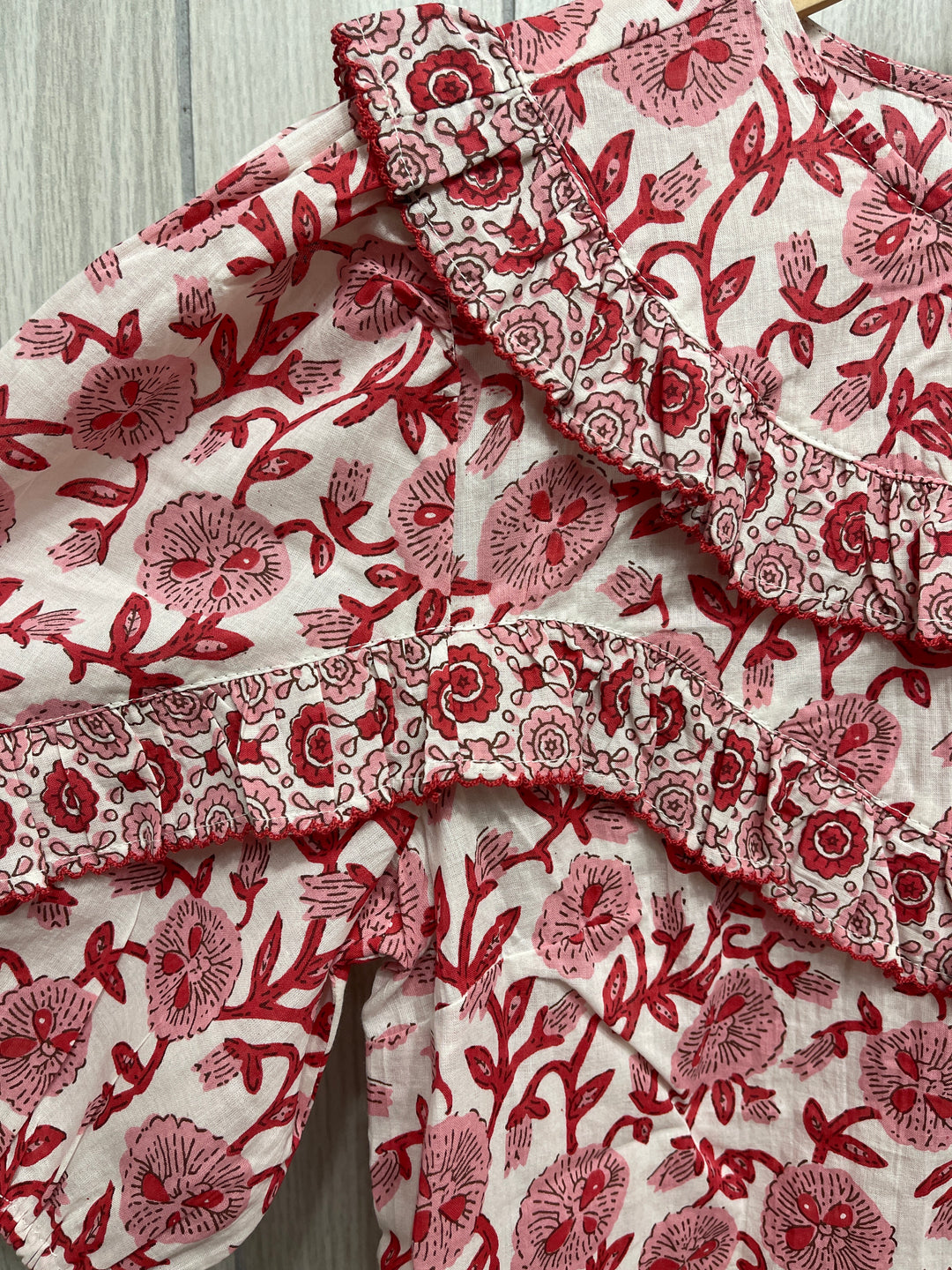 Scalloped Blooms Top