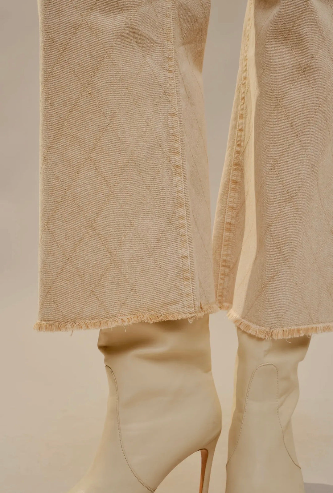 Sand Diamond Straight Leg Jeans