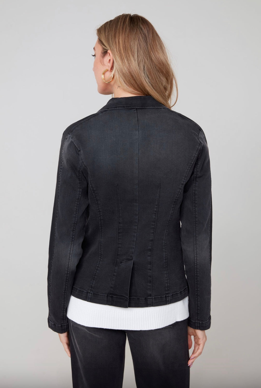 Black Denim Blazer