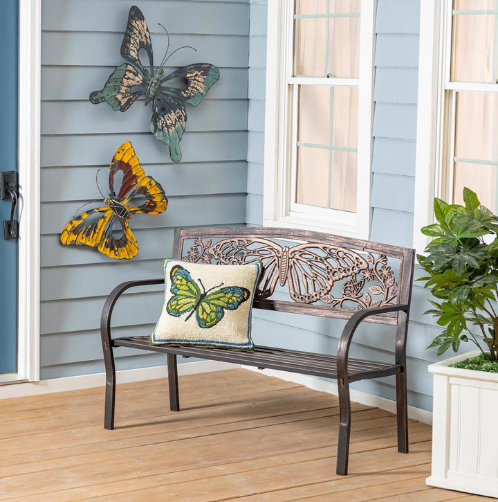 Butterfly Garden Bench