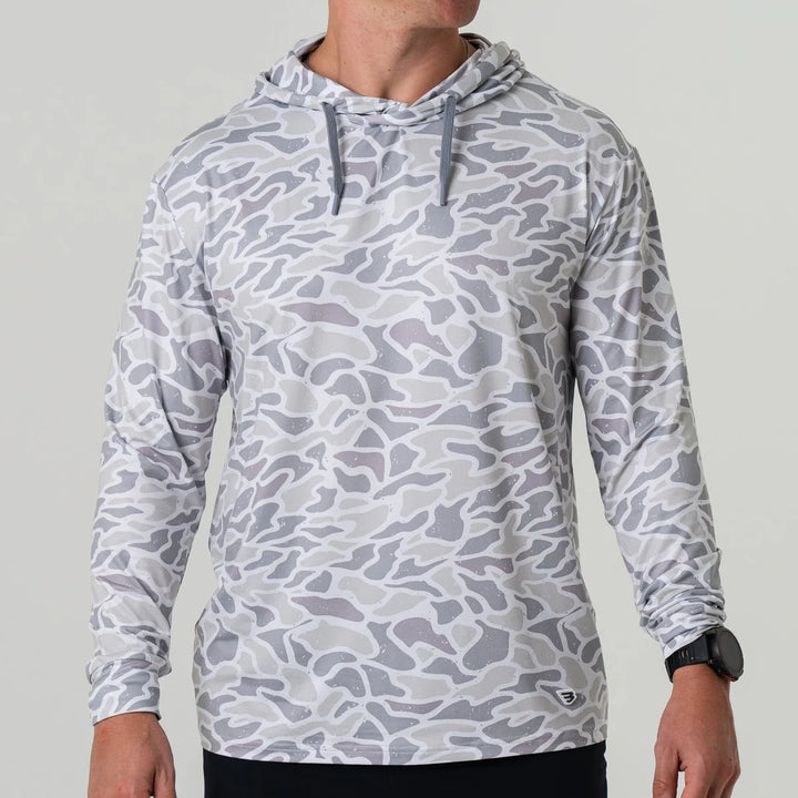 Performance Hoodie – White Camo