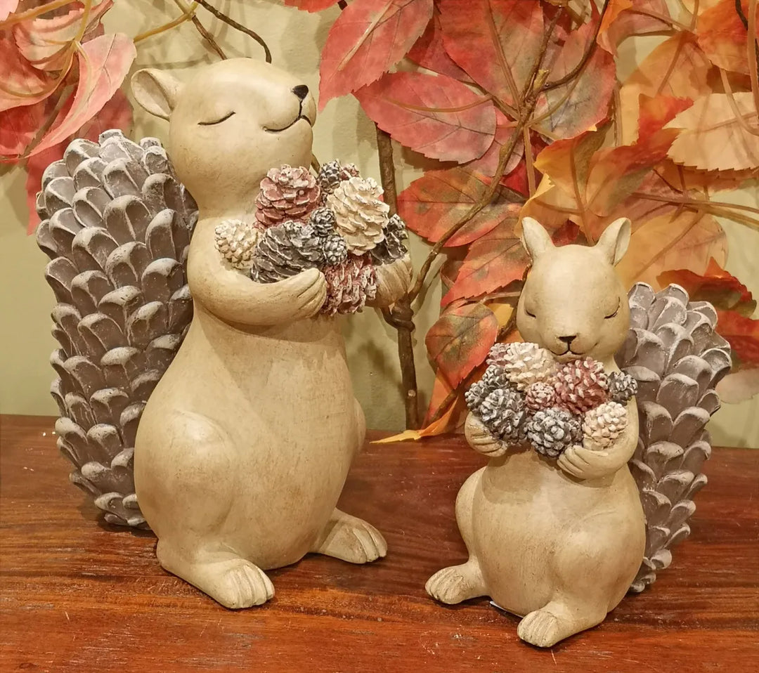 Pinecone Gathering Squirrels